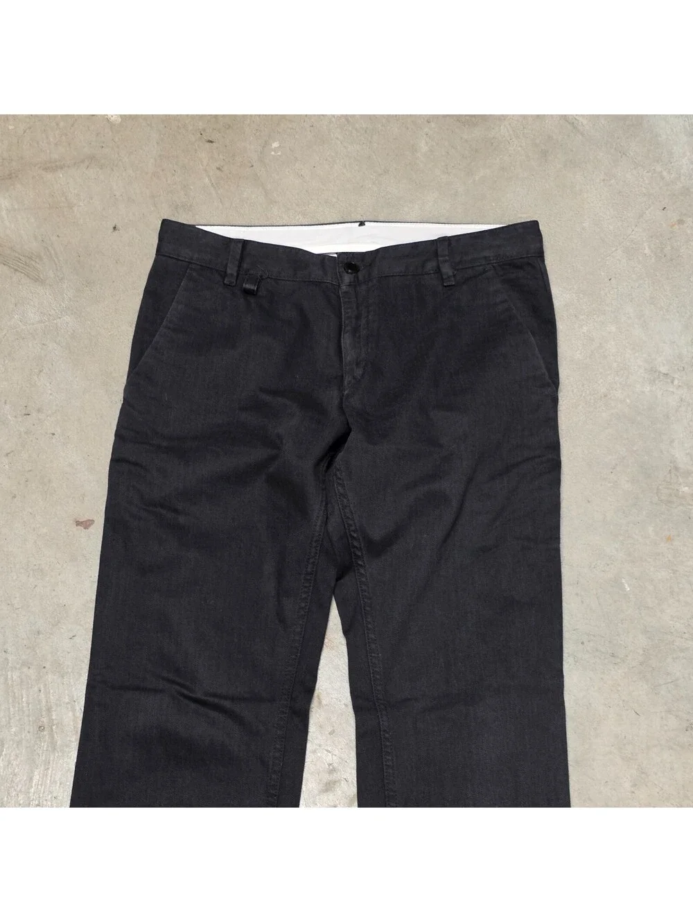 Mads Norgaard Men’s Five Pocket Pant 32 x33Peak Denim Black Cotton Stretch Cargo